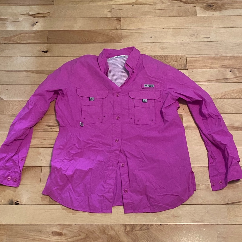columbia button down shirt